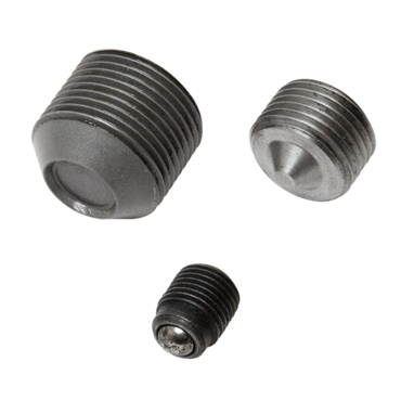 Plugs for oil ducts and vent holes